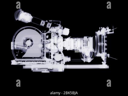 Caméra de film, rayons X. Banque D'Images