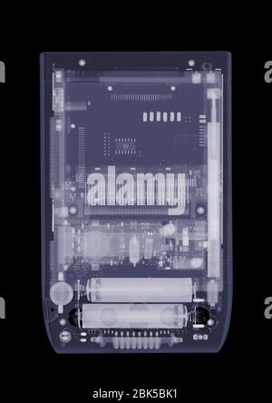 Assistant numérique personnel PDA, radiographie. Banque D'Images