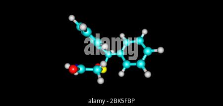 Le modafinil est un agent favorisant l'éveil ou eugeric utilisé pour le traitement de troubles tels que la narcolepsie, le trouble du sommeil par quart de travail. illustration 3d Banque D'Images