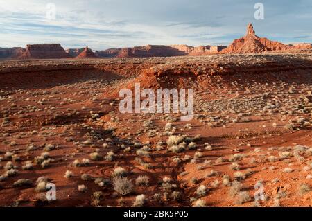 Vallée des dieux dans le se Utah en automne Banque D'Images