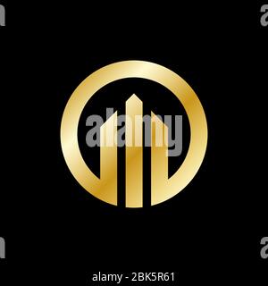 Entourez le logo avec les flèches logo commercial. Logo de progression et de réussite. SPE 10 Illustration de Vecteur