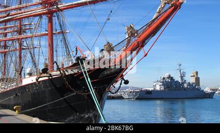 SEDOV, navire de course russe Banque D'Images