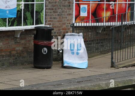 Easingwold, Yorkshire du Nord, Royaume-Uni. 2 mai 2020. Coronavirus - Merci NHS et des photos de Market place à Easingwold et Crayke, North Yorkshire, 2 mai 2020, crédit Matt Pennington crédit: Matt Pennington/Alay Live News Banque D'Images