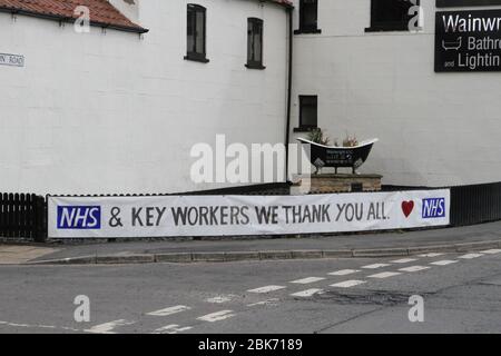 Easingwold, Yorkshire du Nord, Royaume-Uni. 2 mai 2020. Coronavirus - Merci NHS et les principaux travailleurs photos de Easingwold, North Yorkshire, 2 mai 2020, crédit Matt Pennington crédit: Matt Pennington/Alay Live News Banque D'Images