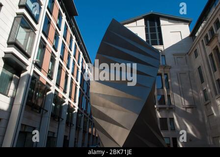 Ailes d'anges évents de Paternoster sous-station évents en acier inoxydable Paternoster Square., Londres EC4M 7BP par Thomas Heatherwick Studio Banque D'Images