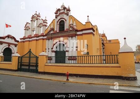 La ville coloniale de Trujillo au Pérou Banque D'Images