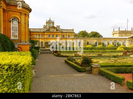 Les jardins privés de l'Italie au Blenheim Palace, Woodstock, Oxfordshire, Angleterre, Royaume-Uni Banque D'Images