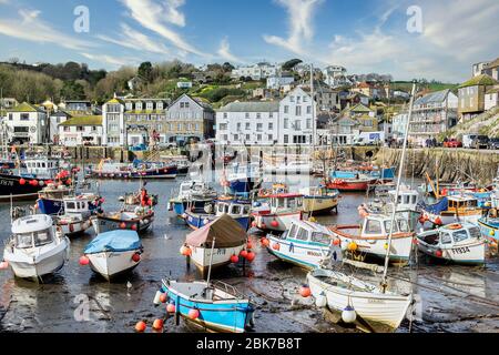 Mevagissey dans le sud-ouest de l'angleterre de Cornwall Banque D'Images