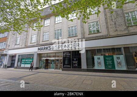 Marks and Spencer dans Oxford Street Banque D'Images