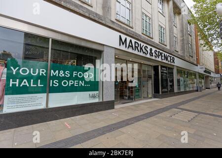 Marks and Spencer dans Oxford Street Banque D'Images