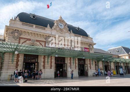 Gare de Nice Ville à Nice, France, Europe Banque D'Images