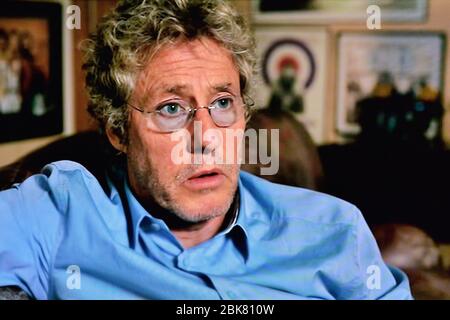 Roger Daltrey, chanteur du groupe rock, l’OMS Banque D'Images