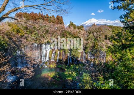 Chutes Shiraito, Nagano, Japon Banque D'Images