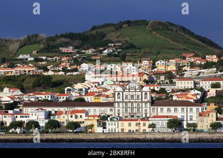 Port de Horta, île de Faial, Açores, Portugal, Europe Banque D'Images