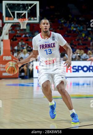 Boris Diaw. L'Équipe nationale de basket-ball en France. Coupe du Monde de la FIBA, l'Espagne 2014 Banque D'Images