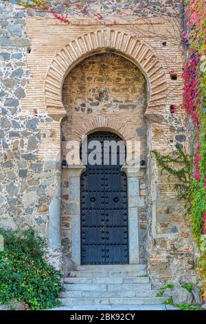 Porte à clé encadrée en Espagne Banque D'Images