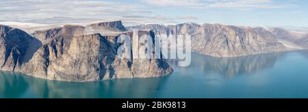 Panorama de l'île de Baffin, Canada Banque D'Images