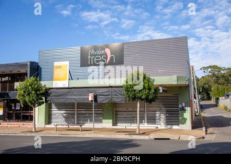 Australie boutique unités de vente au détail pour location et vacante, Sydney, Australie Banque D'Images