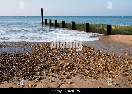 Southbourne,Bournemouth, Royaume-Uni-27 mars 2020: Photos de Southbourne Beach. Banque D'Images