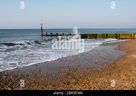 Southbourne,Bournemouth, Royaume-Uni-27 mars 2020: Photos de Southbourne Beach. Banque D'Images