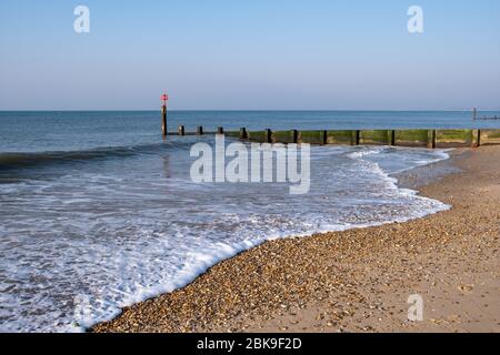 Southbourne,Bournemouth, Royaume-Uni-27 mars 2020: Photos de Southbourne Beach. Banque D'Images