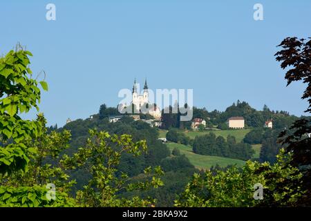 Autriche, église de pèlerinage sur Poestlingberg à Linz, ancienne capitale européenne de la culture 2009 Banque D'Images