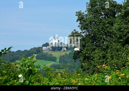 Autriche, église de pèlerinage sur Poestlingberg à Linz, ancienne capitale européenne de la culture 2009 Banque D'Images