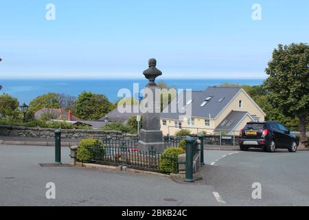 Penmaenmawr est une petite ville et communauté de Conwy County North Wales crédit : Mike Clarke / Alamy stock photos Banque D'Images