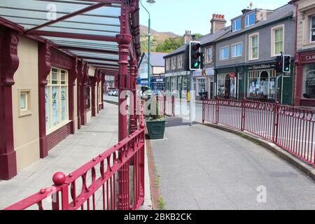 Penmaenmawr est une petite ville et communauté de Conwy County North Wales crédit : Mike Clarke / Alamy stock photos Banque D'Images