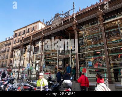 Marché Mercado de San Miguel à Madrid, Espagne, Europe Banque D'Images