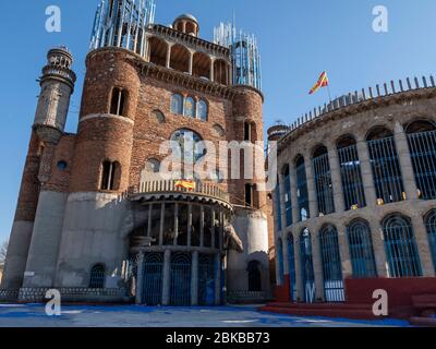 Cathédrale de Justo Gallego faite à la main pendant des décennies par Justo Gallego Martínez à Mejorada del Campo, Madrid, Espagne, Europe Banque D'Images