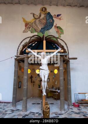 Cathédrale de Justo Gallego faite à la main pendant des décennies par Justo Gallego Martínez à Mejorada del Campo, Madrid, Espagne, Europe Banque D'Images