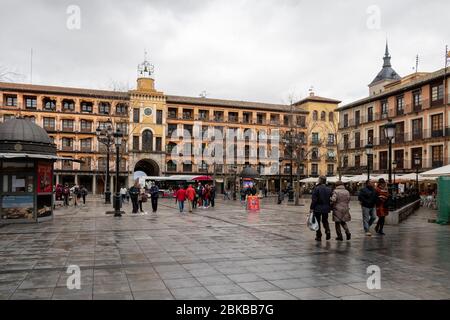 Plaza de Zocodover Square, Tolède, Espagne, Europe Banque D'Images