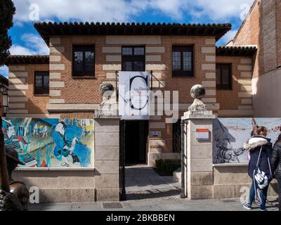 Musée de la ville natale de Cervantes à Alcalá de Henares, Espagne, Europe Banque D'Images