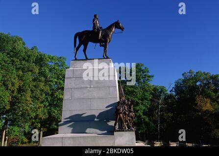 Virginia Memorial, Gettysburg National Military Park, New York Banque D'Images