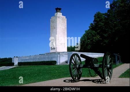 Lumière éternelle Peace Memorial, Gettysburg National Military Park, New York Banque D'Images