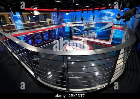 Le groupe de télévision tchèque Prima lance sa nouvelle chaîne CNN Prima News en République tchèque, le 3 mai 2020. (Photo CTK/Michal Krumphanzl) Banque D'Images