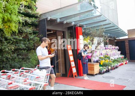 Supermarché Zona Sul à Ipanema, Rio de Janeiro - Brésil Banque D'Images
