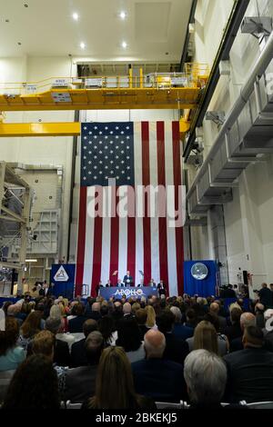Le vice-président Mike Pence visite le Kennedy Space Center à Cape Canaveral, FL Samedi 20 juillet 2019 #Apolo50ème Banque D'Images