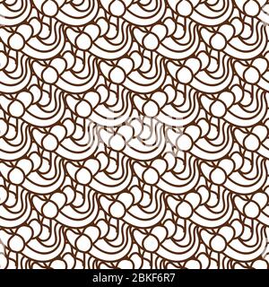 Motif fleurs noir et blanc. Motif noir et blanc sans couture Illustration de Vecteur