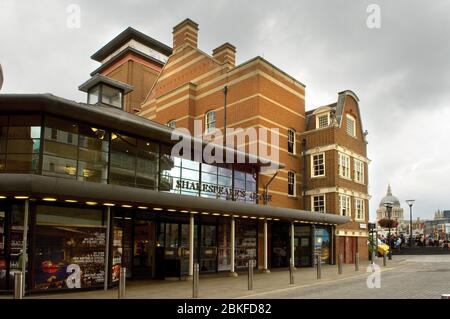 The Globe Theatre, Bankside, Londres, Angleterre, Royaume-Uni, Europe Banque D'Images