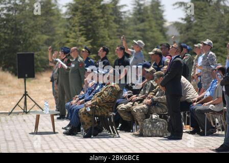 Exercice Anatolian Eagle les activités de la Journée des observateurs éminents ont eu lieu le 26 juin 2019 avec la participation du Chef d'état-major général Yaşar Güler Banque D'Images