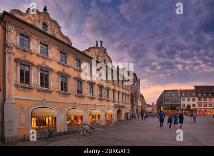 Falkenhaus, bureau d'information touristique, Würzburg, Bavière, Allemagne Banque D'Images