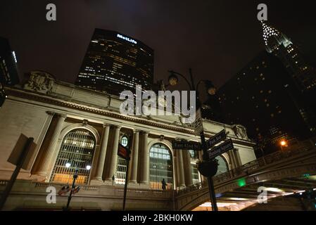 Vue sur Grand Central terminal Banque D'Images