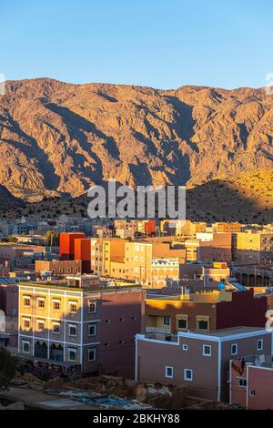 Maroc, région de Souss-Massa, Tafraoute Banque D'Images