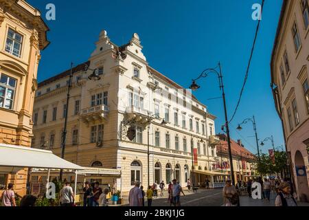 Roumanie, Sibiu Judet, Transylvanie, Carpates, Sibiu, la vieille ville Banque D'Images