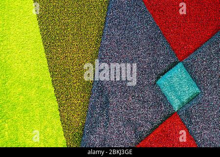 Avec des Tapis rayures abstraites. La texture du tapis. Banque D'Images