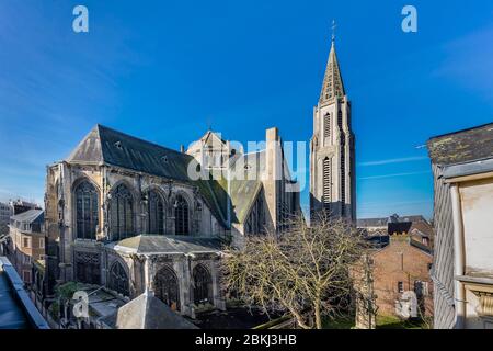 France, Seine Maritime, Rouen, Cour d'appel de Rouen, Église Saint-Nicaise Banque D'Images