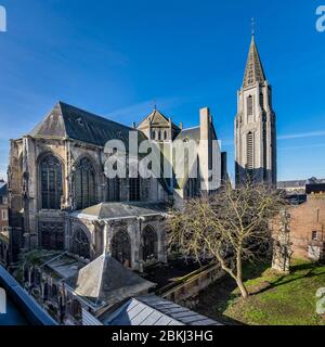 France, Seine Maritime, Rouen, Cour d'appel de Rouen, Église Saint-Nicaise Banque D'Images