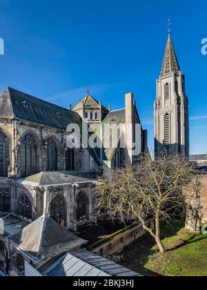 France, Seine Maritime, Rouen, Cour d'appel de Rouen, Église Saint-Nicaise Banque D'Images